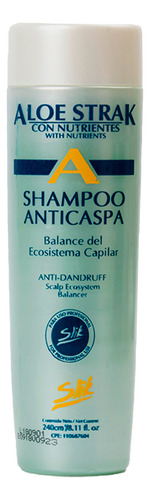 Shampoo Anti Caspa Aloe Strack Slik 240cc