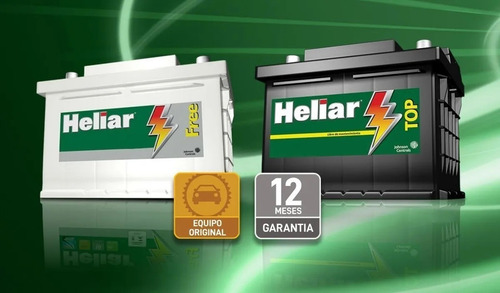 Bateria Heliar 12v - 55 F50gd Fiat Siena C/ Aire