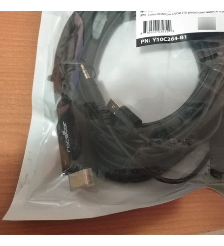 Convertidor De Hdmi A Vga Con Audio Premium (Usado)