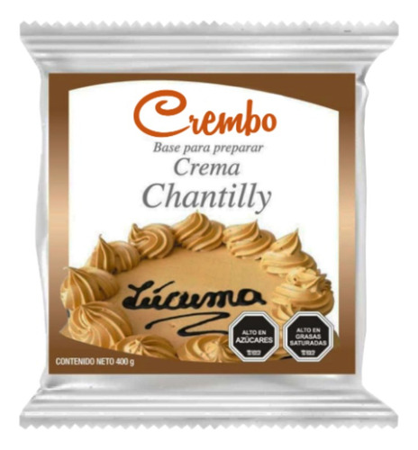 Crema Chantilly Sabor Lucuma En Polvo. 400g Agronewen