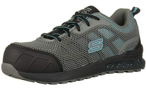 Tenis Industriales Skechers Con Casquillo P/ Mujer Ng