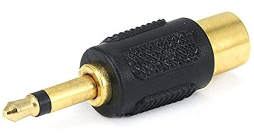 Monoprice 107146 35mm Mono Plug A Rca Jack Adapter Gold Plat