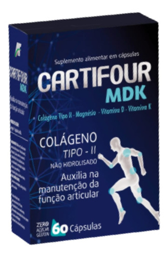 Cartifour Mdk (colageno Tipo 2/magnésio/vit D/vit K) 60caps