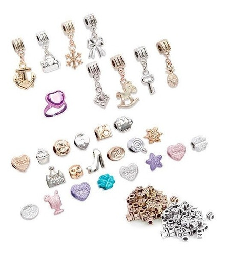 Imagen 3 de 4 de Set De Creación De Pulseras Dijes Y Pendientes