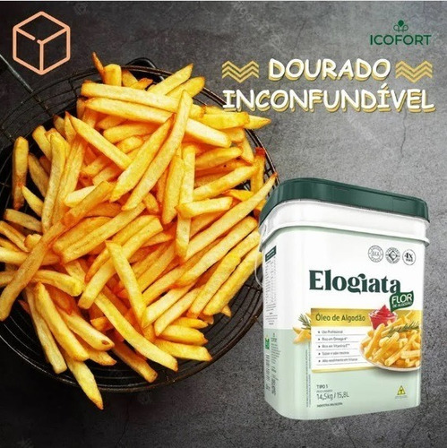 Óleo Flor De Algodão Balde Elogiata 14,5kg / 15,8l