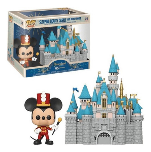 Funko Pop Castillo Sleeping Beauty Y Mickey #21 Pop Town (Usado)