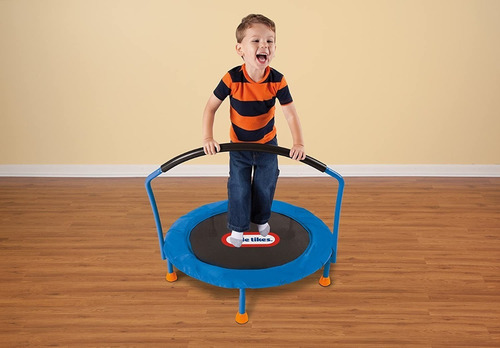 Trampolín Little Tikes Azul Infantil Con Polipropileno Color