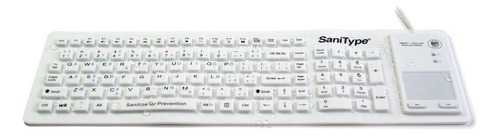 Teclado Higiénico Grado Profesional Lavable Flex-touch Sanit