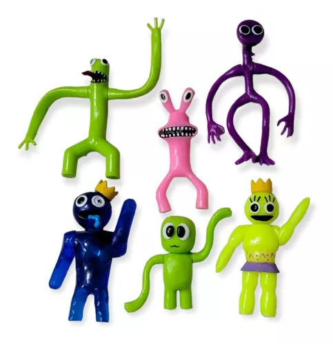 Hobby Roblox Rainbow Friends Juguetes De Peluche Coloridos Azul Amarillo  Verde Morado Naranja Muñecas Regalo Para Niños