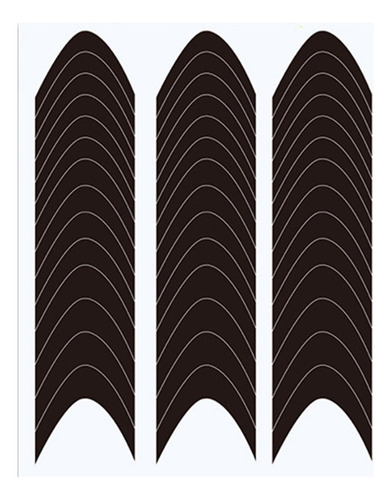 Pasta De Uñas Francesa K French Side Crescent Smile Line V-n
