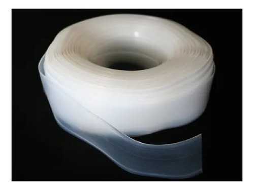 Imagen 2 de 7 de Cinta Plástica Para Cortinas 7cm Rollo X 100mts 300mic Soul