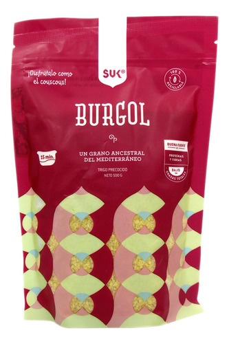 Burgol Suk Precocido (trigo Pelado) 500 Gr