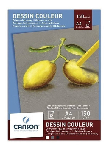 Block Canson Dessin Couleur A4