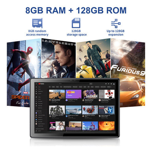 Tableta Byybuo A10_l 101 Android 14 8gb Ram 128gb Wifi