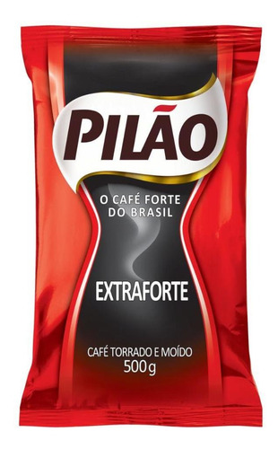 Café Pilão Torrado E Moído Extra Forte Almofada 500g