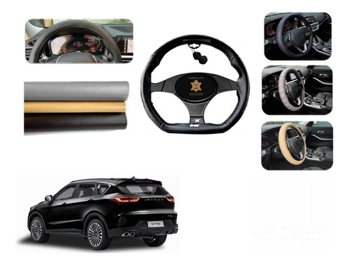 Funda Cubre Volante Cuero Jetour X-70 2023 A 2025 2026
