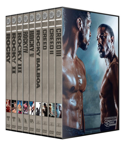 Rocky - Saga Completa En Dvd Latino Inglés 