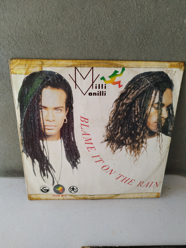 Vinyl Lp Acetato Milli Vanilli Blame It On The Rain