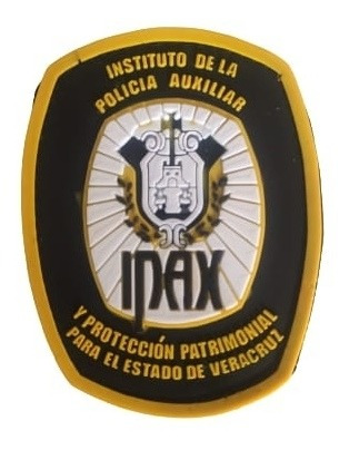 Insignia Pvc Instituto Policía Auxiliar Veracruz Ipax 