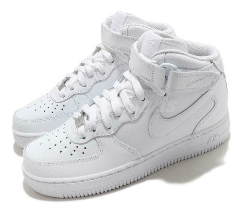 Botitas Urbanas Nike  Air Force 1 07 ( Triple White ) (dama)