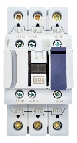 Contator Weg 80a Tripolar Cwb80 11 30d23 220v Ref 12370329