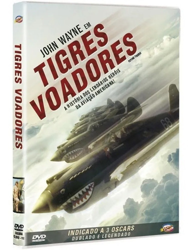 Tigres Voadores - Dvd - John Wayne - John Carroll - Anna Lee