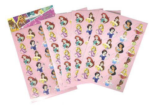Personajes De Princesa 192 Pegatinas En (paquete De 2) ...