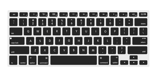 Protector Silicona Teclado Compatible Macbook A1466 - Inglés