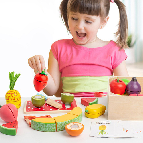 19 Uds. Juguetes De Cocina Para Cortar , Cortar Alimentos