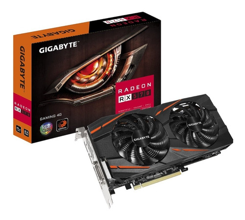 Amd Radeon Gigabyte Rx 570 4gb Oc Rgb Mejor Que Gtx 1050 Ti