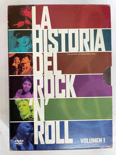 Dvd X 5 La Historia Del Rock N Roll Vol. 1 Excelente Estado.