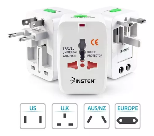 Adaptador Corriente EEUU (USA) a Enchufe Europeo Europa Conversor EU America