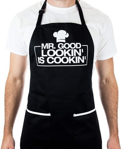 Delantal Divertido Para Hombre, Diseño De Mr. Good Looking