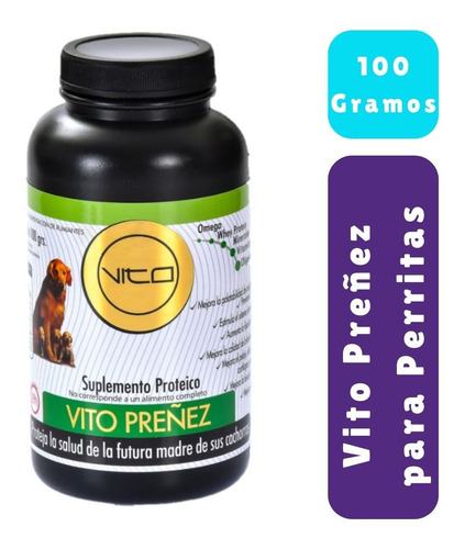 Vito Preñez Perros. 100 Gr. Sumplemento Proteico  Mineral