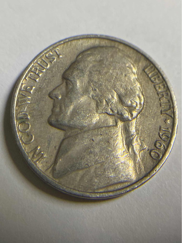 Moneda De 5 Centavos Usa 1960 Envió Gratis