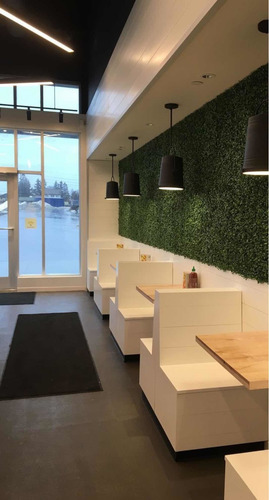 Imagen 7 de 9 de Cerco Panel Artificial Trébol Jardín Súper Tupido Decoracion
