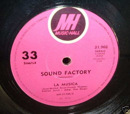 Sound Factory Delta Queen / La Musica  Vinilo Simple Arg
