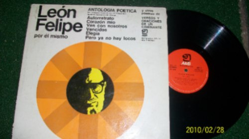 Leon Felipe Por El Mismo Antologia Poetica Vinilo Mexico