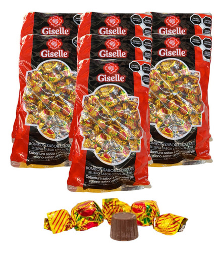 Chocolate Bombón 6kg Relleno Cereza Licor Giselle