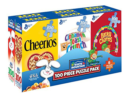 Rompecabezas De Montaña Blanco Mini Cajas De Cereales 4x2tl