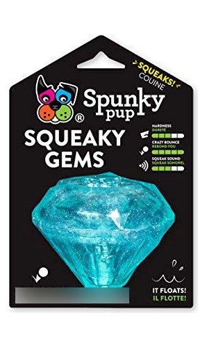 Chirriador De Diamantes Spunky Pup | Juguete Chirriante Para