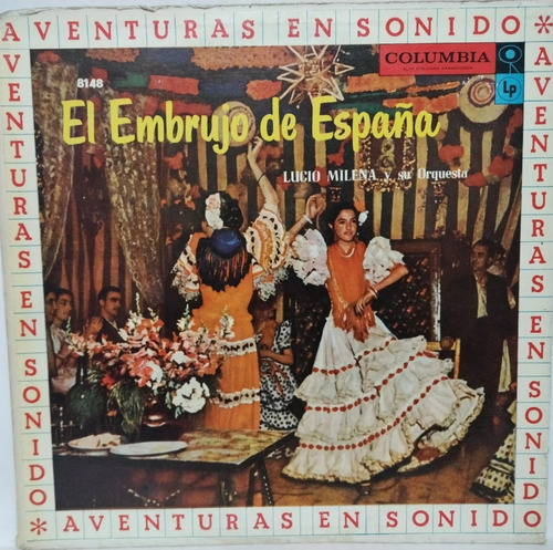 Lucio Milena Y Su Orquestra  El Embrujo De España Lp