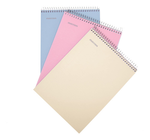 Mintra Office Top Bound Cuadernos De Espiral Duraderos (rosa