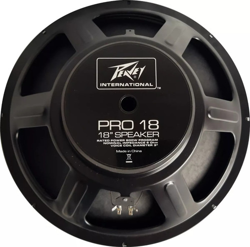 Subwoofer Peavey Pro 18 Pulgadas 800w Parlante Profesional C