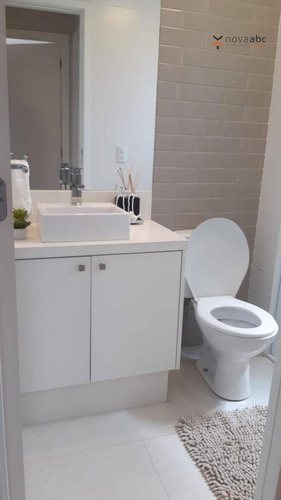 Apartamento Com 2 Dormitórios À Venda, 59 M² Por R$ 350.000,00 - Vila São Pedro - Santo André/sp - Ap1366