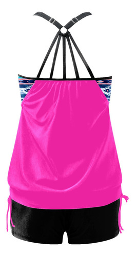 Traje De Baño Para Mujer, Conservador, Cómodo Y Dividido, Ci