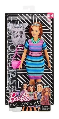 Muñeca Barbie Fashionistas 84 Con Accesorios Mattel