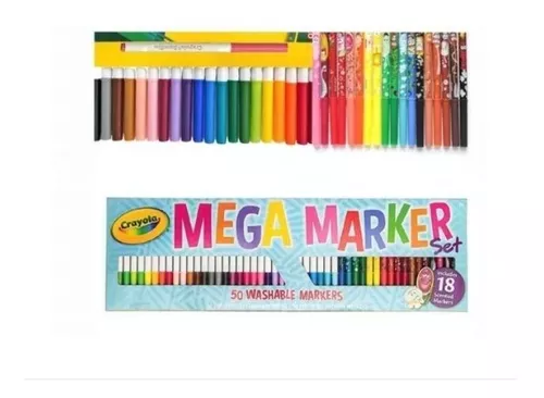 Set De Plumones Marca Crayola Mega Marker®  0pz