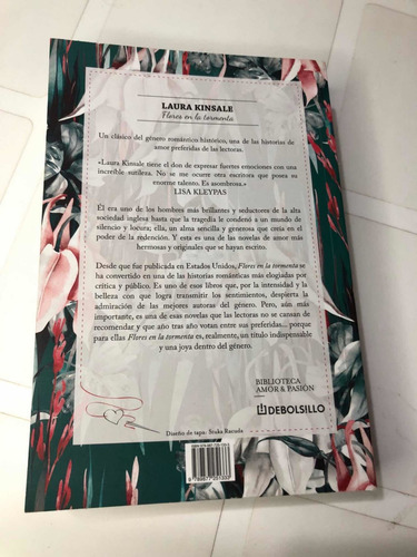 Libro Flores En La Tormenta - Laura Kinsale - Oferta (Usado)