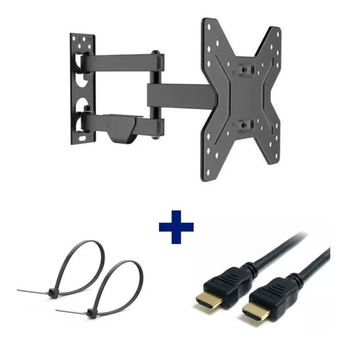 Imagen 1 de 4 de Soporte Pared Led Lcd Plasma Tv Monitor 14-42 Pulgadas Girat